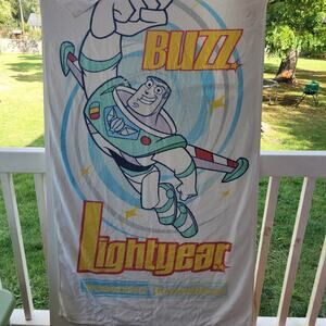 Vintage‎ Disney TOY STORY 90s Buzz Lightyear Disney Beach Towel